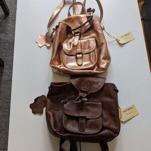 Paul Marius Le Baroudeur leather backpack